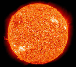An image of the Sun taken by NASA