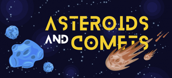How do asteroids and comets differ?