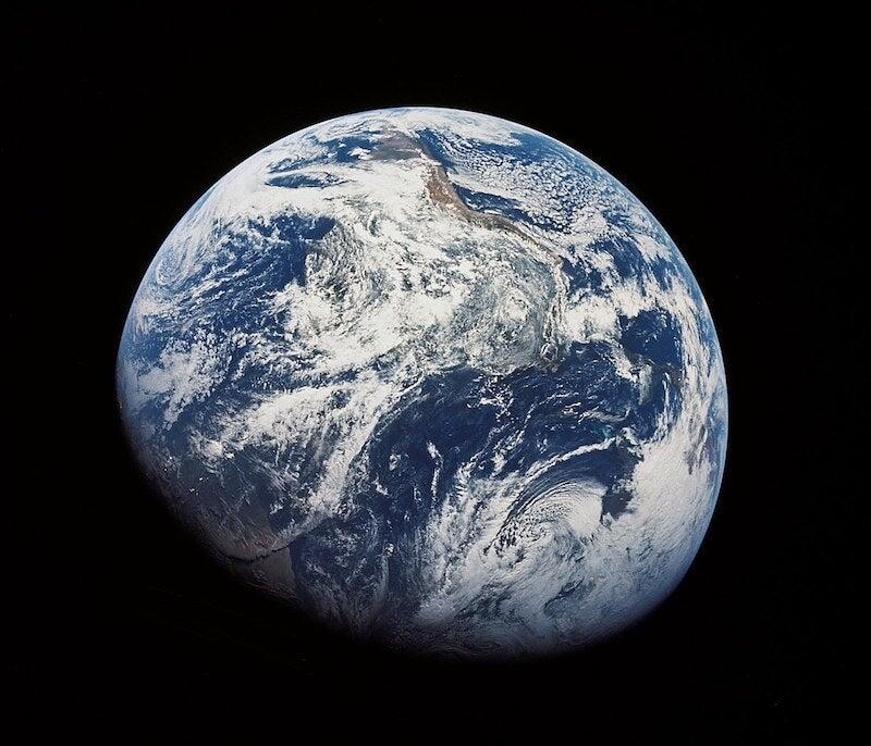 earth from space