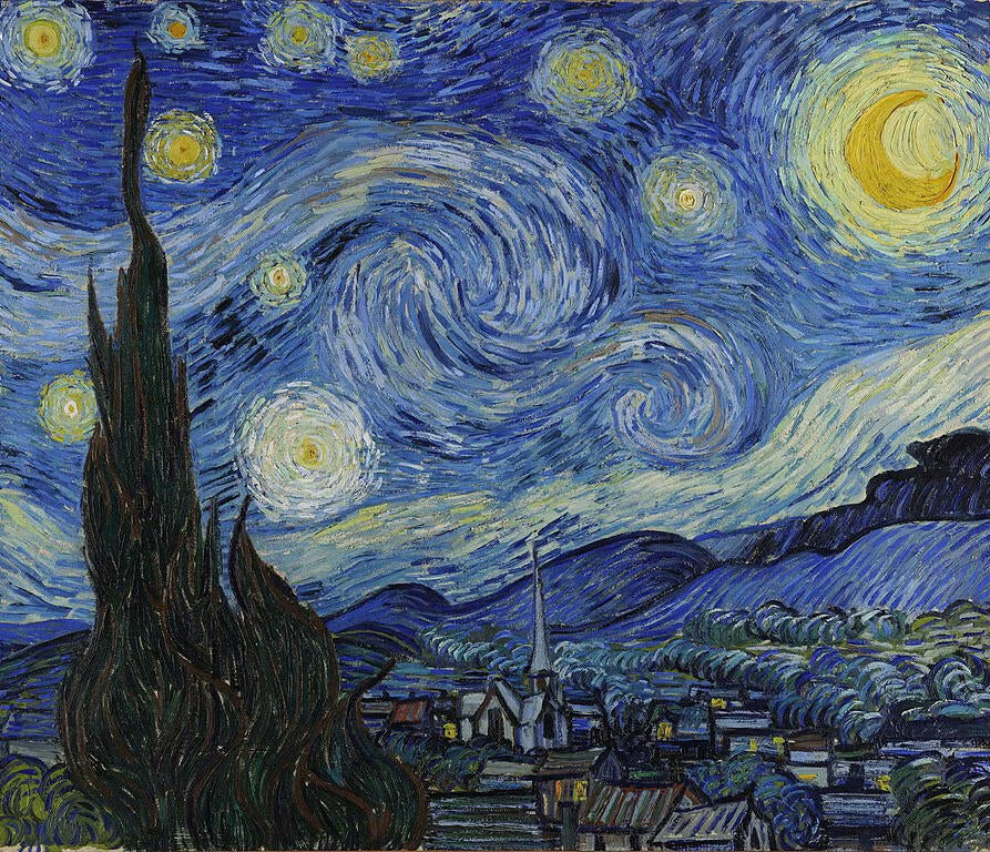 Vincent van Gogh's Starry Night painting